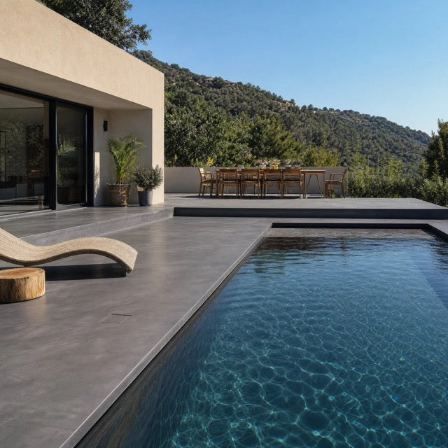 Poolkant i mikrocement